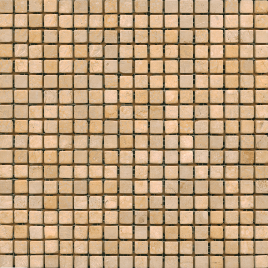 Kamenná mozaika Premium Mosaic Stone béžová 30x30 cm mat STMOS15CRW