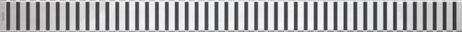 Rošt Alca 115 cm nerez lesk zebra LINE-1150L