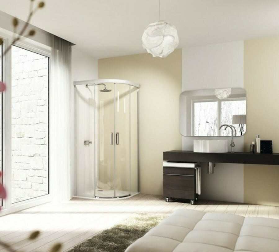 Sprchové dveře 100x100 cm Huppe Design Elegance 8E3003.092.322