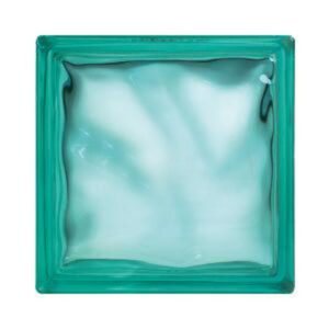 Luxfera Glassblocks turquoise 19x19x8 cm mat 1908WTURQUOISE