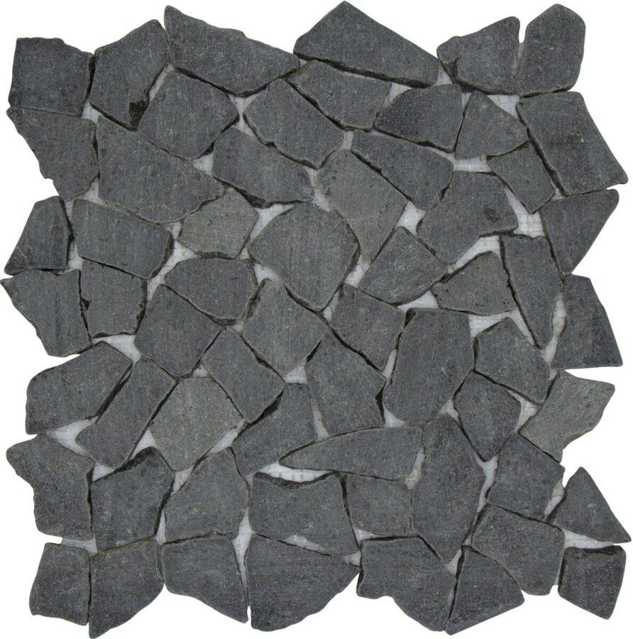 Kamenná mozaika Mosavit Piedra noa negra 30x30 cm mat PIEDRANOANE