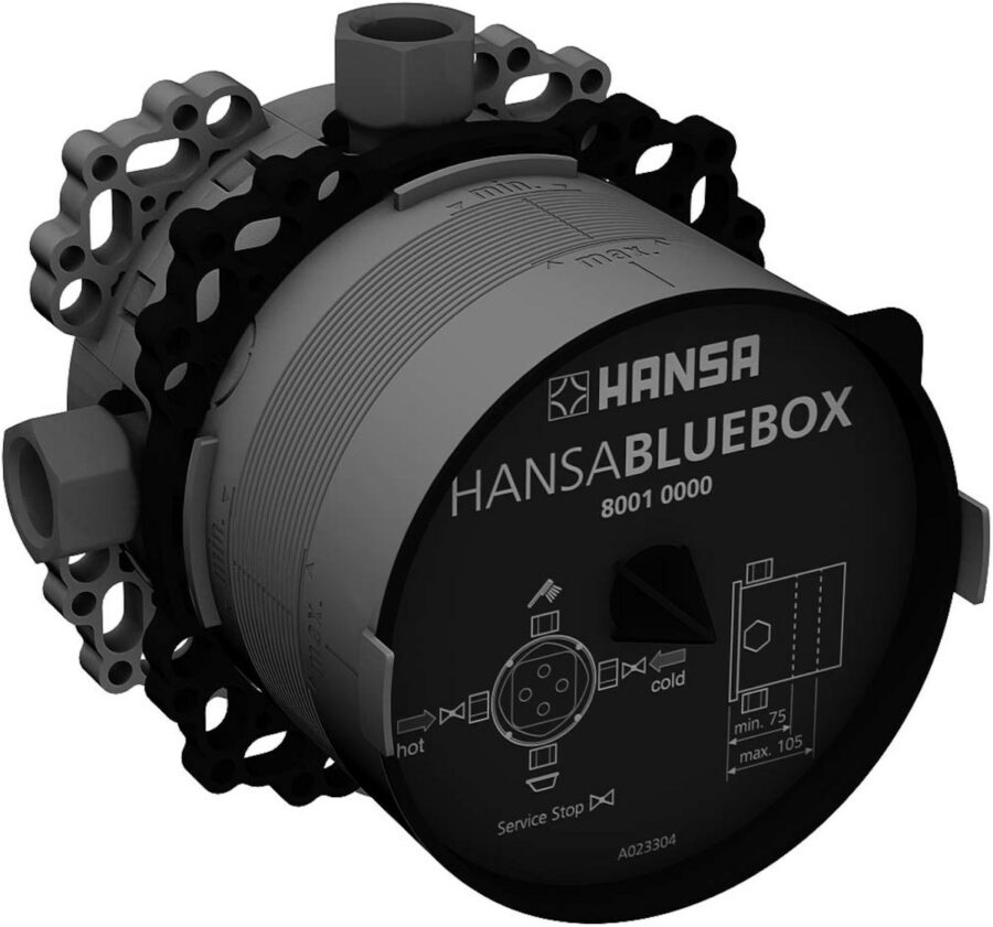 Podomítkové těleso Hansa Bluebox bez baterie 80010000