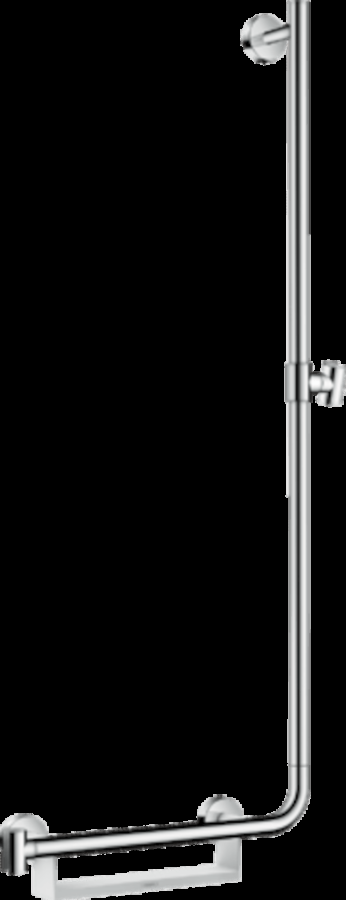 Sprchová tyč Hansgrohe Unica s mýdlenkou bílá/chrom 26404400