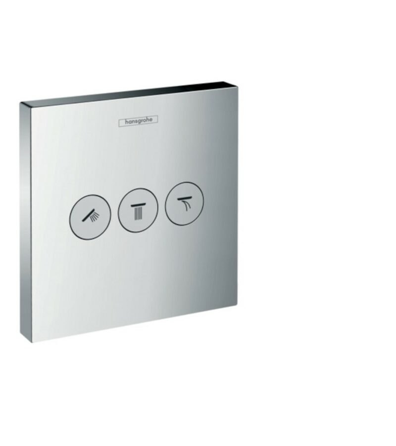 Ventil pod omítku pro 3 spotřebiče Hansgrohe Shower Select chrom 15764000