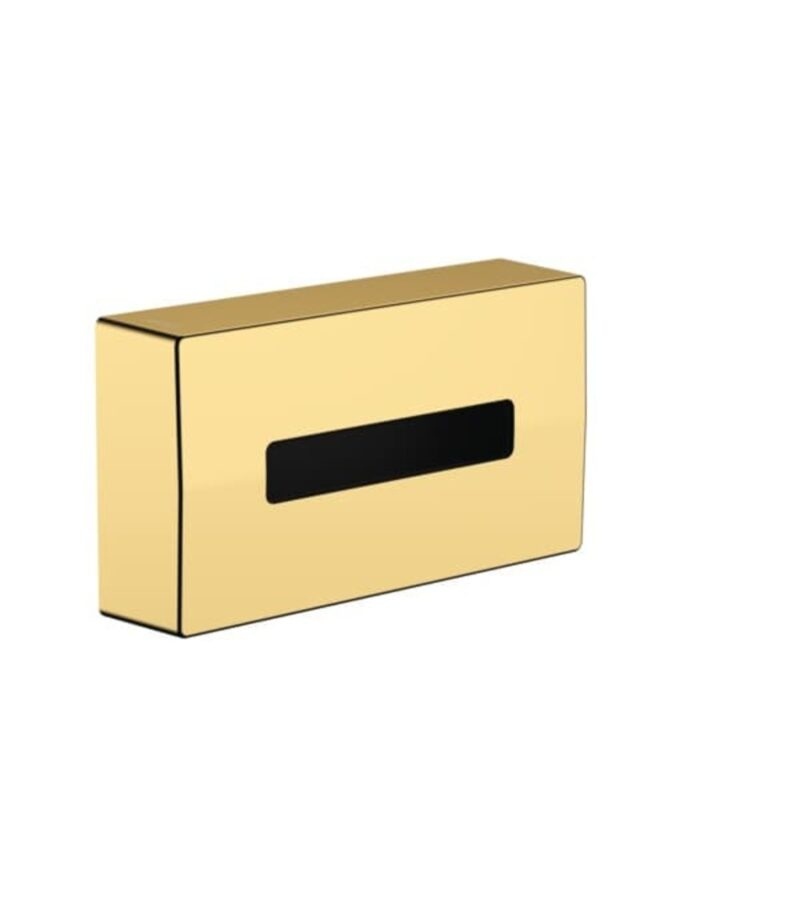 Zásobník na hygienické sáčky Hansgrohe AddStoris leštěný vzhled zlata 41774990