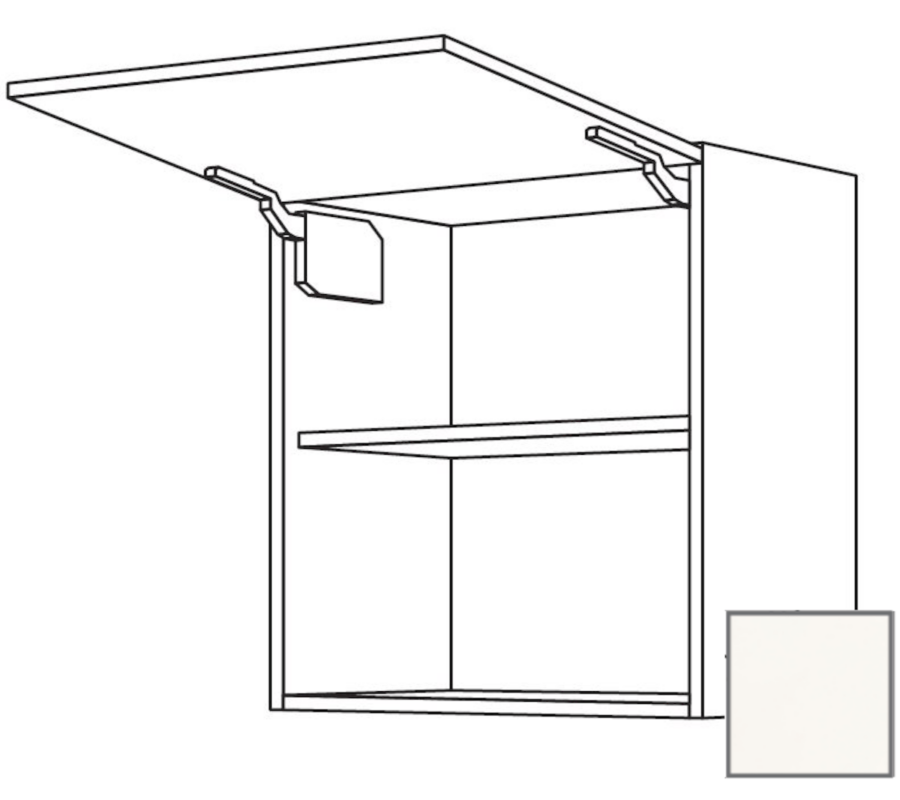 Kuchyňská skříňka horní Naturel Erika24 výklopná 60x72x35 cm bílá lesk 450.WM601