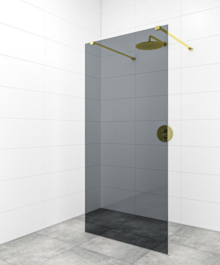 Sprchová zástěna Walk-in 90 cm SAT v barvě profilu zlatá SATBWI90KSZAVZ
