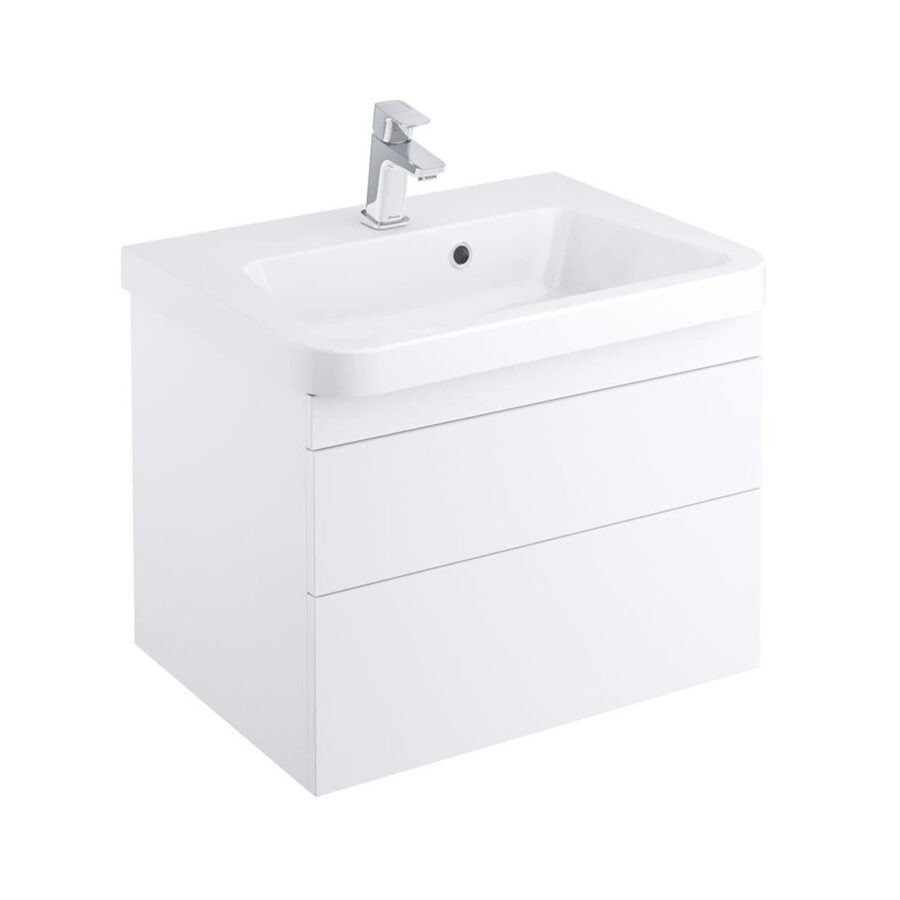 Koupelnová skříňka pod umyvadlo Ravak 10° 65x45x45 cm bílá lesk X000001286