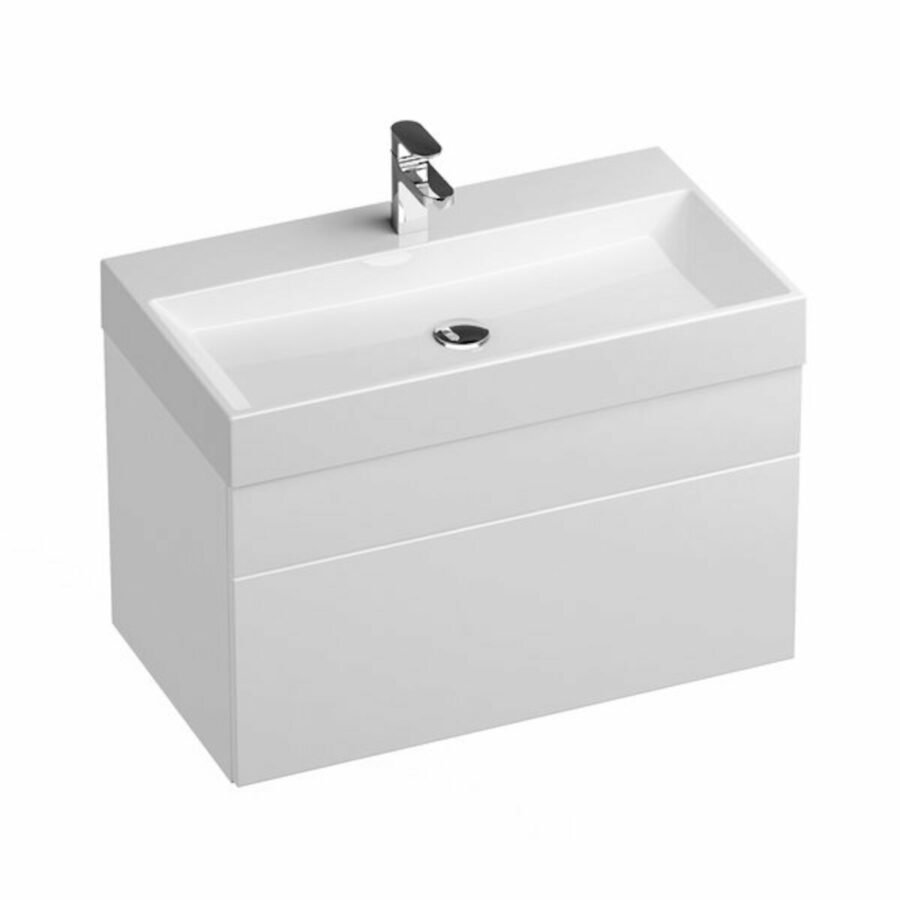 Koupelnová skříňka pod umyvadlo Ravak Natural 80x45 cm bílá X000001052