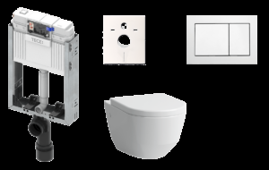 Cenově zvýhodněný závěsný WC set TECE k zazdění + WC Laufen Laufen Pro KMPLPROAT