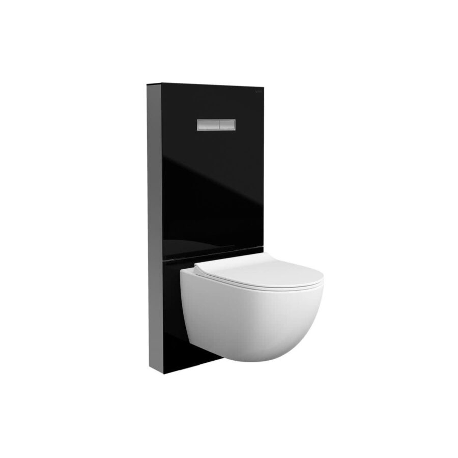 Sanitární modul VitrA Vitrus pro závěsné WC černý 770-5761-01