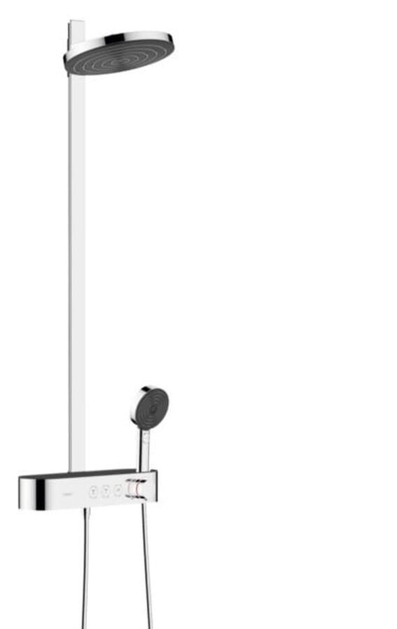 Sprchový systém Hansgrohe Pulsify na stěnu s termostatickou baterií chrom 24241000