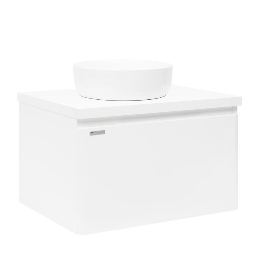 Koupelnová skříňka pod umyvadlo Naturel Ancona 80x46 cm bílá lesk ANCONA280BLD